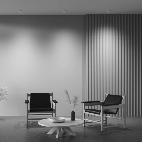 Встраиваемый светильник Maytoni Hidden DL045-01-10W4K-W (LED, 220V, круглые)