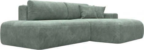 Диван угловой Лига-036 НПБ Модерн правый угол Лига Диванов (Велюр) арт.127766