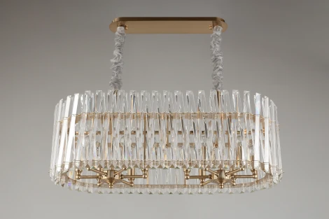 Подвесная люстра Aployt Verene APL.808.13.12 (220V, хрусталь, на цепи, свеча)