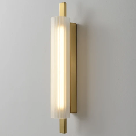 Настенный светильник Crystal Lux TUNNEL AP10 LED BRASS