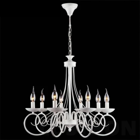 Подвесная люстра Eurosvet 22404 22404/8 белый с золотом