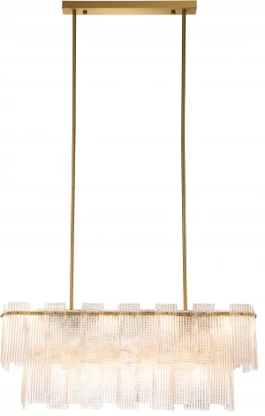 Люстра потолочная на штанге Inverno V000059 (12013/12R Brass) (220V)