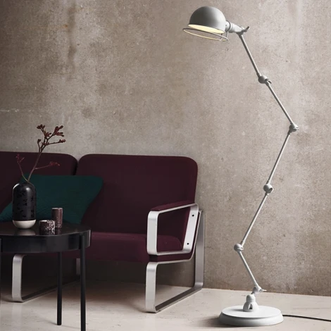 Торшер Vikning белый ImperiumLoft Vikning01 (141133-26) (220V, выключатель)