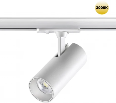 Светильник трековый однофазный трехжильный Novotech Selene 359159 PORT белый IP20 LED 24W 220V 3000К 2300Лм (круглые)