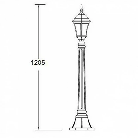 Наземный фонарь Oasis Light 91307S Gb