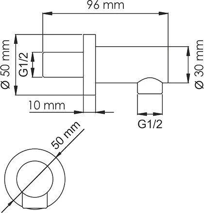 Шланговое подключение Wasserkraft Mindel A147