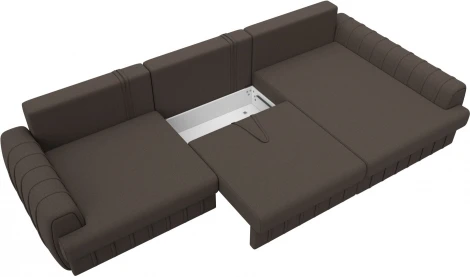 Диван угловой Лига-057 НПБ Лонг угол правый Лига Диванов (Рогожка) арт.129293