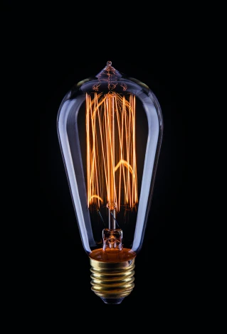 Ретро лампочка накаливания диммируемая E27 60W Voltega Loft 5917