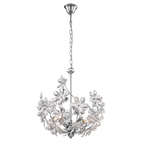 Подвесная люстра Lussole Lgo Phoenix LSP-0184 (220V, на цепи, цветы, IP21)