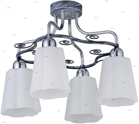 Потолочная люстра IDLamp Rossella 847/4PF-Blueglow