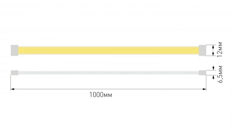 Светодиодная лента SWG PRO COB, 480 LED/м, 10 Вт/м, 24В, IP67 SWG SWG-COB SWG-COB480-24-10-W-67