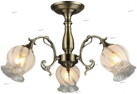 Потолочная люстра IDLamp Dorotea 289/3PF-Oldbronze