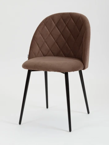 Стул MyFar Джозефина коричневый велюр MF1030-1