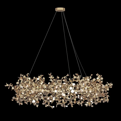 Подвесная люстра Loft It Spark 10101/800 Gold (220V, на тросе, лепестки)