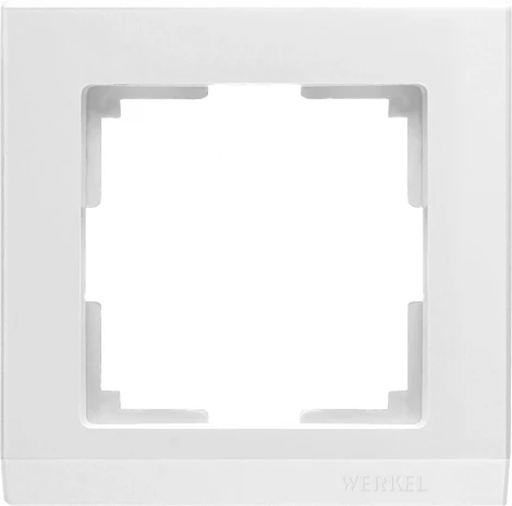 Рамка на 1 пост Stark (белый) Werkel W0011801 (a050919)