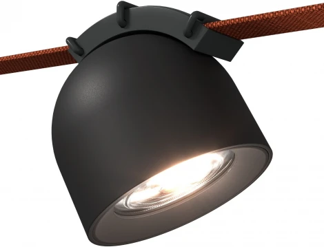 Трековый светильник ременной ST Luce Band ST451.446.12.1 Черный LED 1*12W 4000K 48V