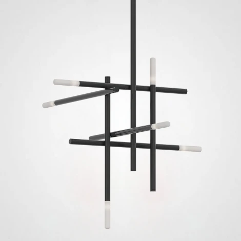 Люстра на штанге Traverse H90 Black ImperiumLoft Traverse01 (207812-26) (220V)