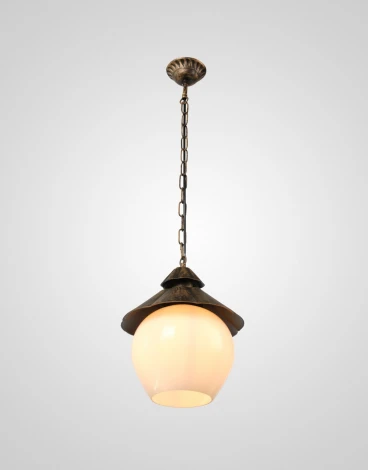 Уличный подвесной светильник LA1N 6105-KX Б18973-1P AB 000048001 Мелодия Света