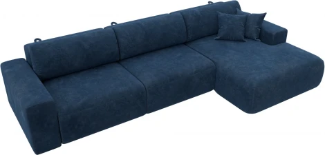 Диван угловой Лига-036 НПБ Классик Лонг правый угол Лига Диванов (Велюр) арт.127787