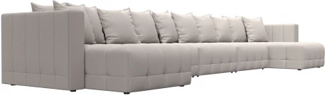 Диван П-образный Лига-052 НПБ МегаЛонг Лига Диванов (Замша) арт.128883