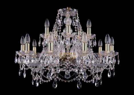 Подвесная люстра Bohemia 1411 1411/10+5/240/G