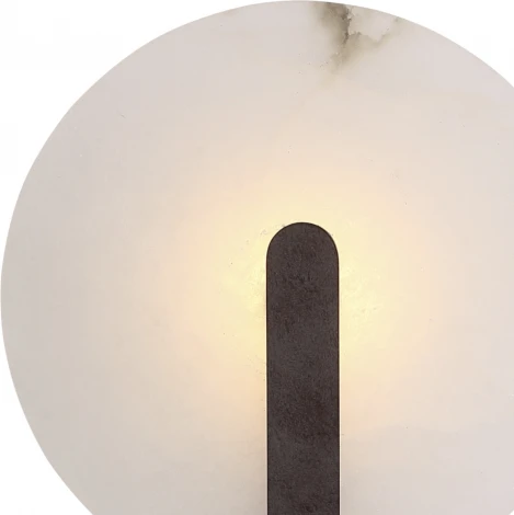 Настенный светильник ST Luce Montre SL1195.701.01 патинированный металл/алебастр LED 1*5W 3000K (220V, круглые)