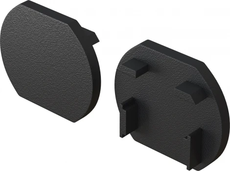 Заглушка для круглого шинопровода, черный Maytoni Accessories for tracks Basity TRA172EC-R-11B