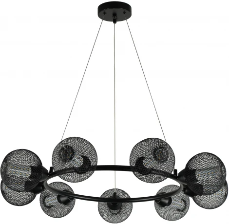 Подвесная люстра Reluce 07321-0.9-09 (220V, на тросе, шар)