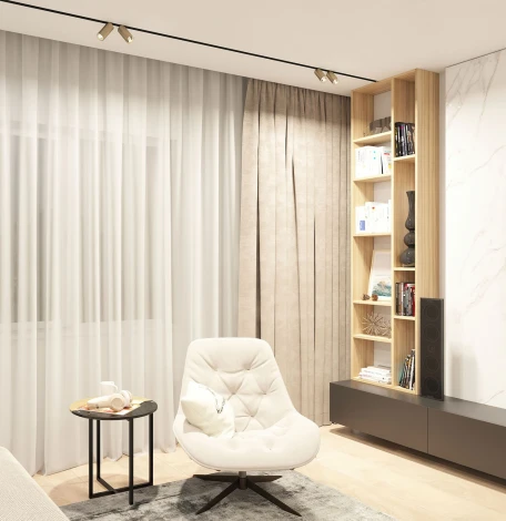 Трековый светильник Denkirs Smart Spot DK8012-BG (LED, 220V, управление смартфоном, голосовое управление, умный дом - Алиса)