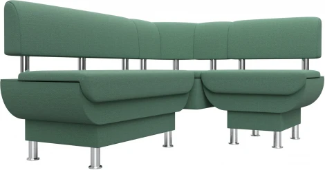 Диван кухонный угловой Альфа правый угол Лига Диванов (Рогожка) арт.123814