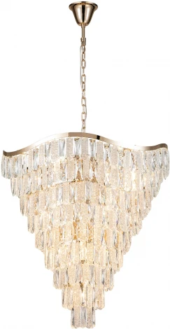 Подвесная люстра Indigo AMBRA V000395 (220V, хрусталь, на цепи)