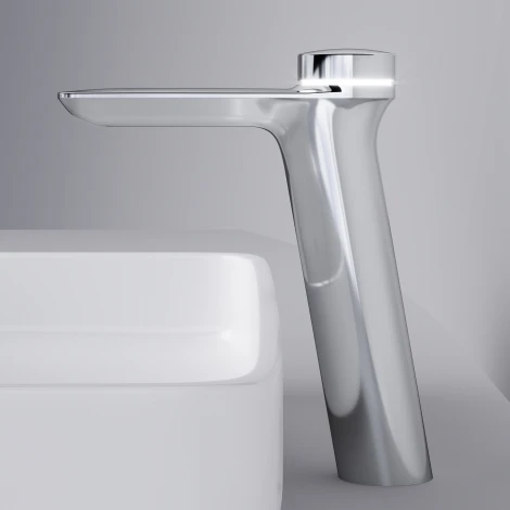 Термостат AM.PM Inspire V2.0 F50A93400 TouchReel электронный, для раковины, с донным клапаном