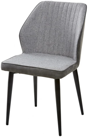 Стул SEATTLE TRF-08 теплый серый, ткань/ RU-07 серая сталь, PU