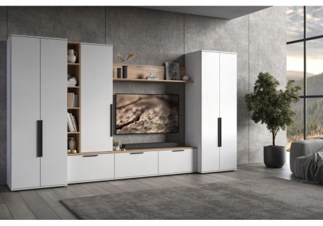 Шкаф Филеста 2-ств. Белый 664899