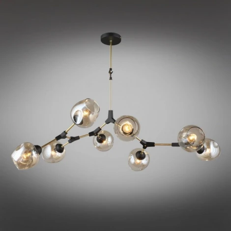 Подвесная люстра на штанге Omnilux 937 OML-93707-08 (220V, шарики)