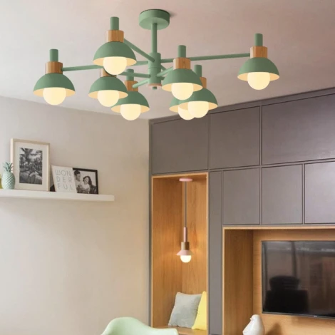 Люстра на штанге Fanta A 8 Lights Green ImperiumLoft Fanta_A01 (193150-26) (220V)
