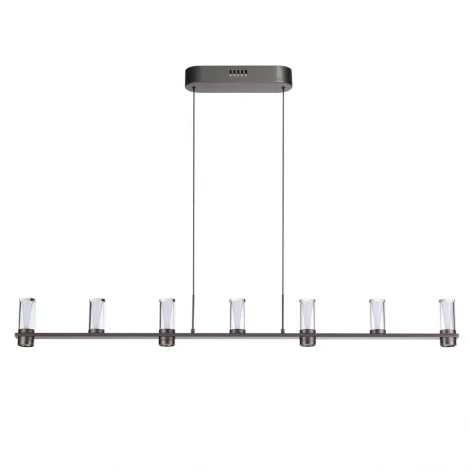 Подвесной светильник Odeon Light Defance 7143/45L черный gun powder/акрил/металл IP20 LED 40W 2470Лм 3000K 180° 220V