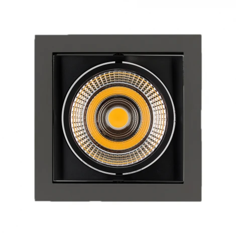 Светильник встраиваемый LED CL-KARDAN-S152x152-25W Warm3000 (BK-BK, 30 deg) (Arlight, IP20 Металл, 3 года) 037030