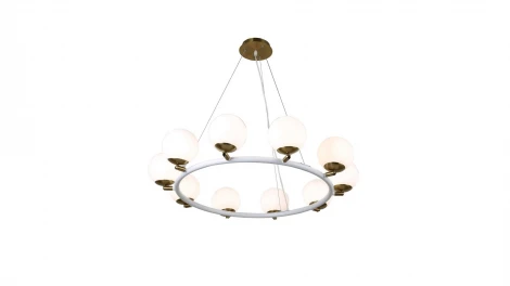 Подвесной светильник Lumina Deco Modica  LDP 6032-10 WT+MD