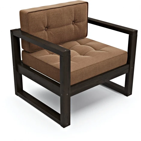 Кресло Arsko Астер венге коричневая рогожка