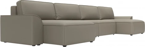 Диван п-образный Лига-048 НПБ лонг Лига Диванов (Экокожа) арт.128349