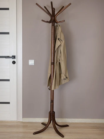 Вешалка напольная В 8Н тёмно-коричневый Mebelik арт.009101