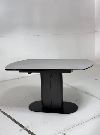 Стол KAI 140 TL-58 поворотная система раскладки, испанская керамика / Темно-серый / Черный М-City