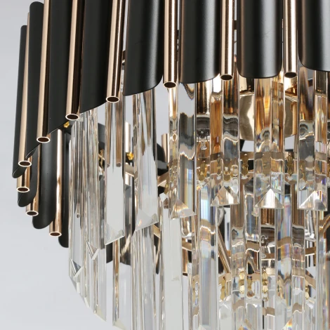 Подвесная люстра каскадная хрустальная De City Бриз 111014205 (220V, на цепи)