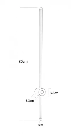 Настенный светильник Arte Lamp Atmos A3616AL-1BK