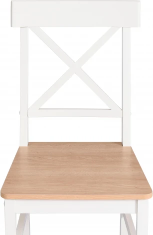Обеденный комплект Хадсон (стол + 4 стула)/ Hudson Dining Set (mod.0103) (МДФ /Белый )