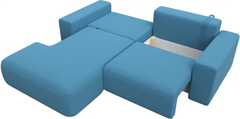 Диван угловой Лига-036 НПБ Классик левый угол Лига Диванов (Рогожка) арт.125465L