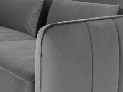 Диван Amsterdam двухместный ОГОГО 342686 (серый)