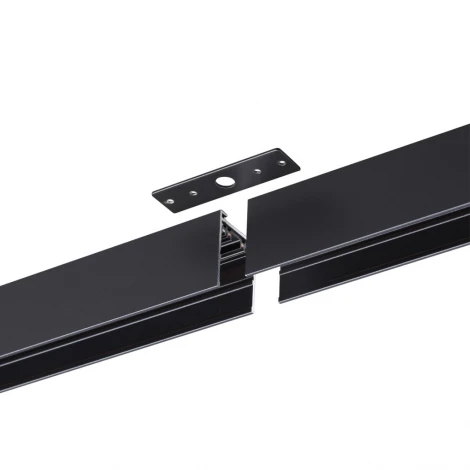 Шинопровод трехфазный накладной/подвесной Novotech Vector 135299 черный 1м IP20 90-240V