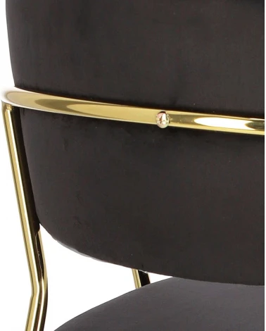 Стул Whispered Fusion Hesby Велюр/Черный арт.HSBI_DC72_black